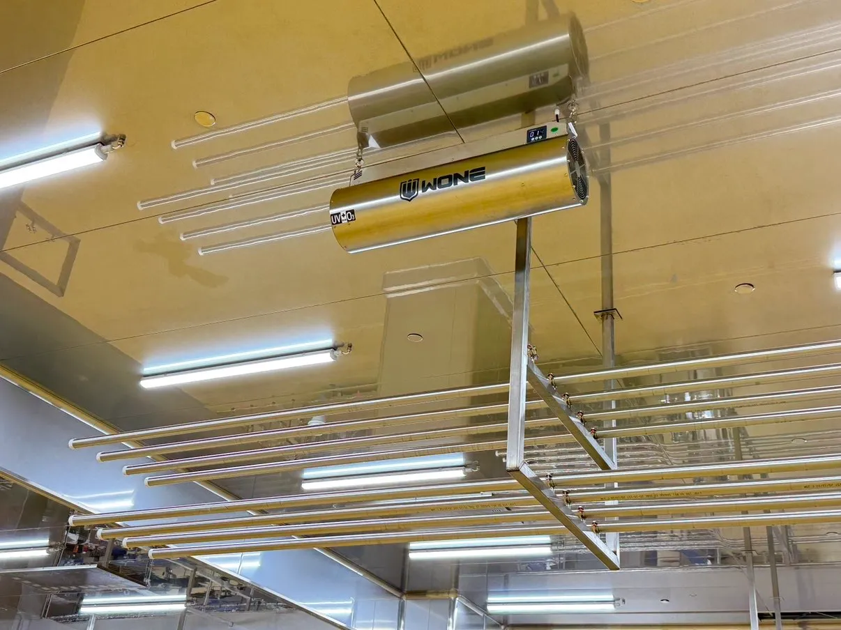 HEPA air filtration for sauce processing plant hygiene control