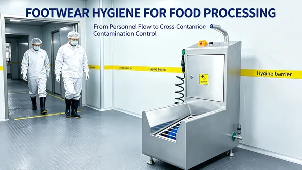 Footwear hygiene in food processing plants